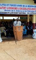 Discours de lancement de M. MOUNOUNA FOUTSOU, Ministre de la Jeunesse et de l'Education Civique